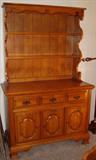 Maple china cabinet.