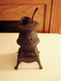 Small cast iron stove.
