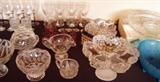 Lots of crystal pieces