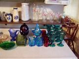 Several colored glass pieces