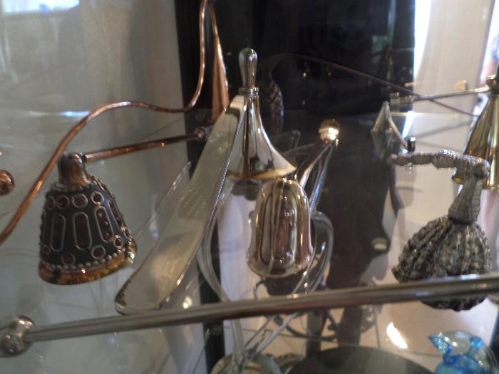 Collection of candle snuffers