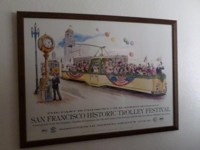 San Francisco Trolley Festival Poster