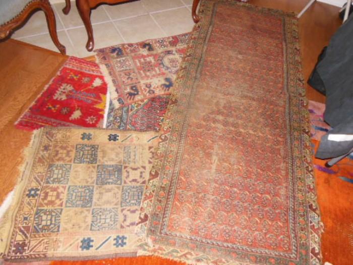 Antique hand woven eastern carpets