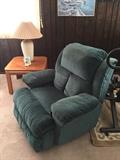 recliner it also vibrates (its electrical) arms open for storage and remote