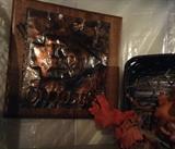 didn't photograph well ... copper KC Chiefs hammered art ... cool