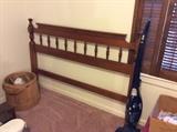 Headboard, footboard, rails & slats - no mattress or box springs