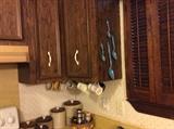 Kitchen cabinets are full - will post more pics as we get stuff out