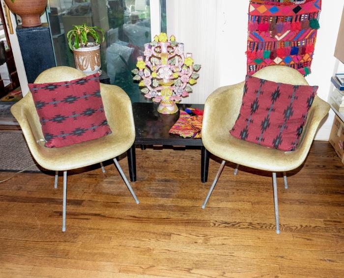 Eames for Herman Miller Fiberglass Shell Chairs.