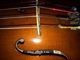 William Lewis and Son violin with bow in hard case--not sure what size, I'll check Tuesday!