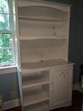 cabinet with shelf, well-used
