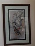Original signed wildlife art.