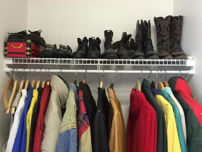 Men's clothing , shoes and boots