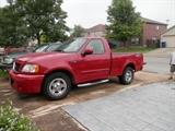 Ford F150 XL, bed liner, tow pkg, v6, std transmission, 100,000+ miles.