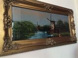 Antique Reverse Glass Painting