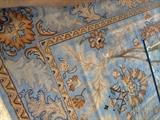 Persian Rug with Rich Blue and Gold