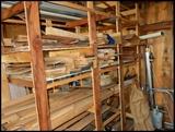 Woodrack with lumber