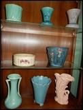 art pottery mccoy, von briggle, weller