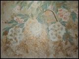 large floral oil on canvas