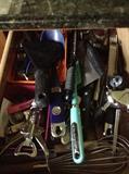 tons of kitchen utencils