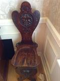 wonderful grotesque chair 19th century
