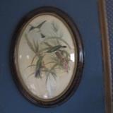 ONE OF SEVERAL CURVED GLASS ART PIECES