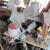 ANTIQUE ROOSTER WEATHER VANE
