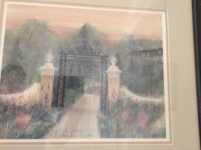 P. Buckley Moss signed print