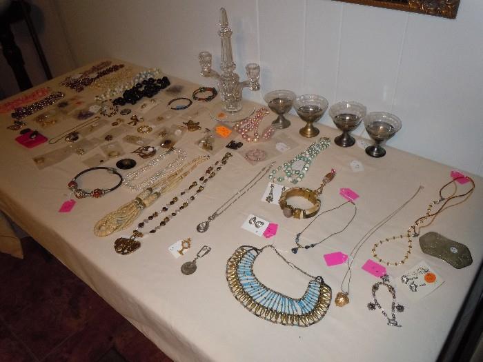 More jewelry was processed since this earlier photo.