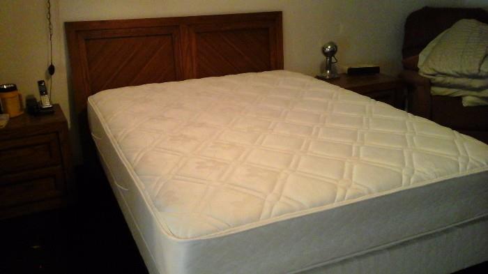 Queen mattress and box spring