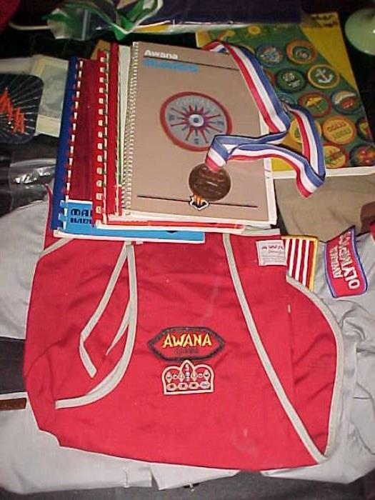 Awana uniform and books