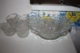 AMERICAN FOSTORIA PUNCH BOWL SET