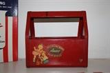 VINTAGE METAL SHOE SHINE BOX