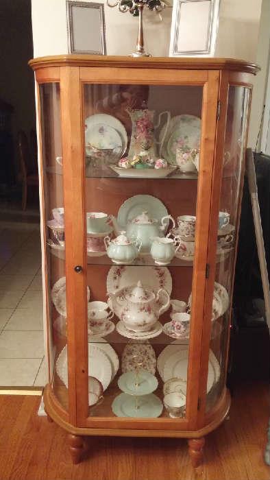 Only China cabinet (not include inside tea sets)