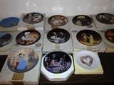 Collectable plates, Disney, Spode, Elvis, Frank Sinatra, Gone with the Wind
