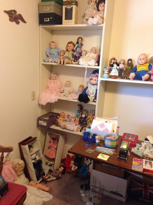 dolls, porcelain dolls, vintage dolls