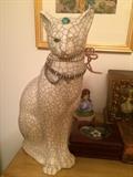 Cat figurine, tall