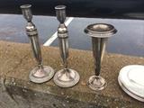 Sterling candlesticks