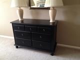 7 Drawer Black Dresser