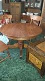 Oak Table and Chairs