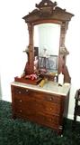 Victorian Marble Top Dresser ca 1870's