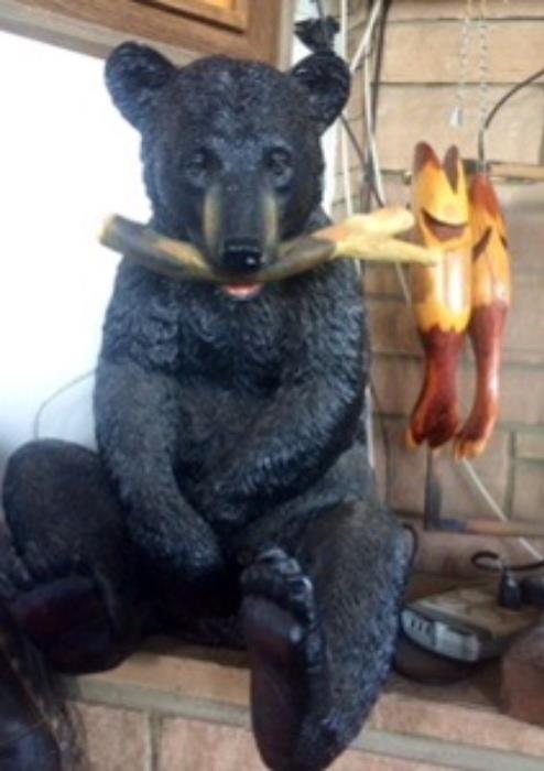Black bear sculpture  for your lodge! 