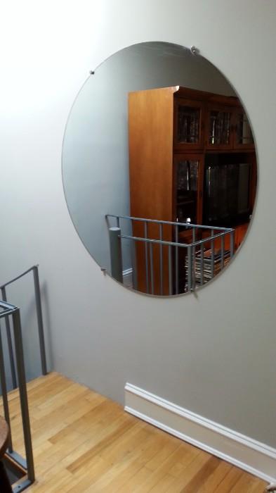 48' diameter wall mirror