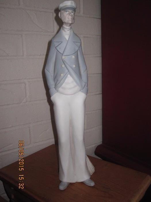 Lladro - tall sailor - missing his pipe, but in perfect condition.  Priced to sell.