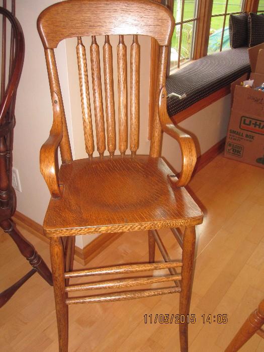 Antique childs chair
