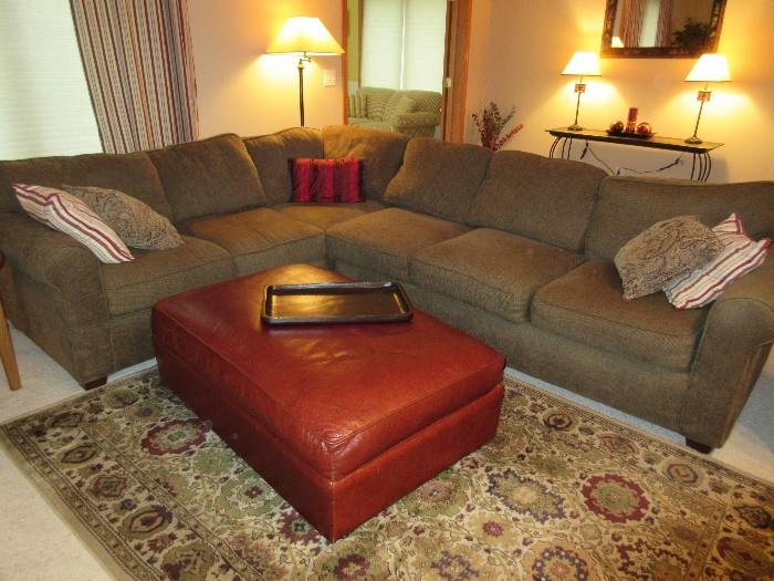 GREAT SECTIONAL AND OVERSIZED OTTOMAN