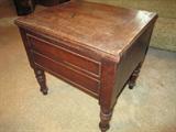 Antique chamber pot table!