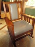 Wonderful mission style rocker...in like new condition!