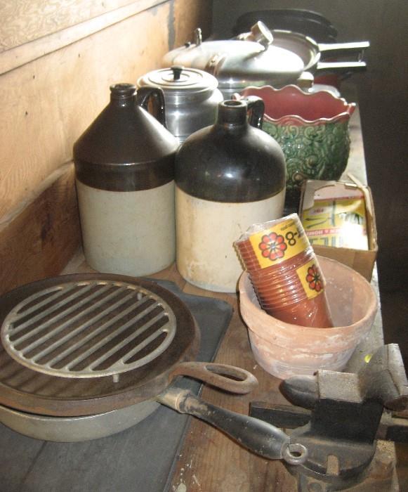 Cast Iron Cookware and Earthenware