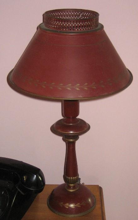 Vintage Red Lamp