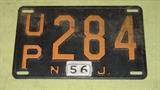 Vintage NJ License Plate